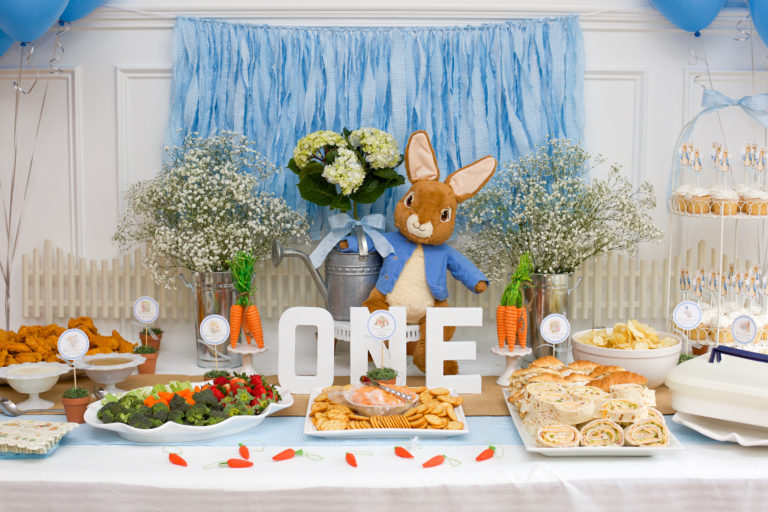 Peter Rabbit Themed First Birthday Party