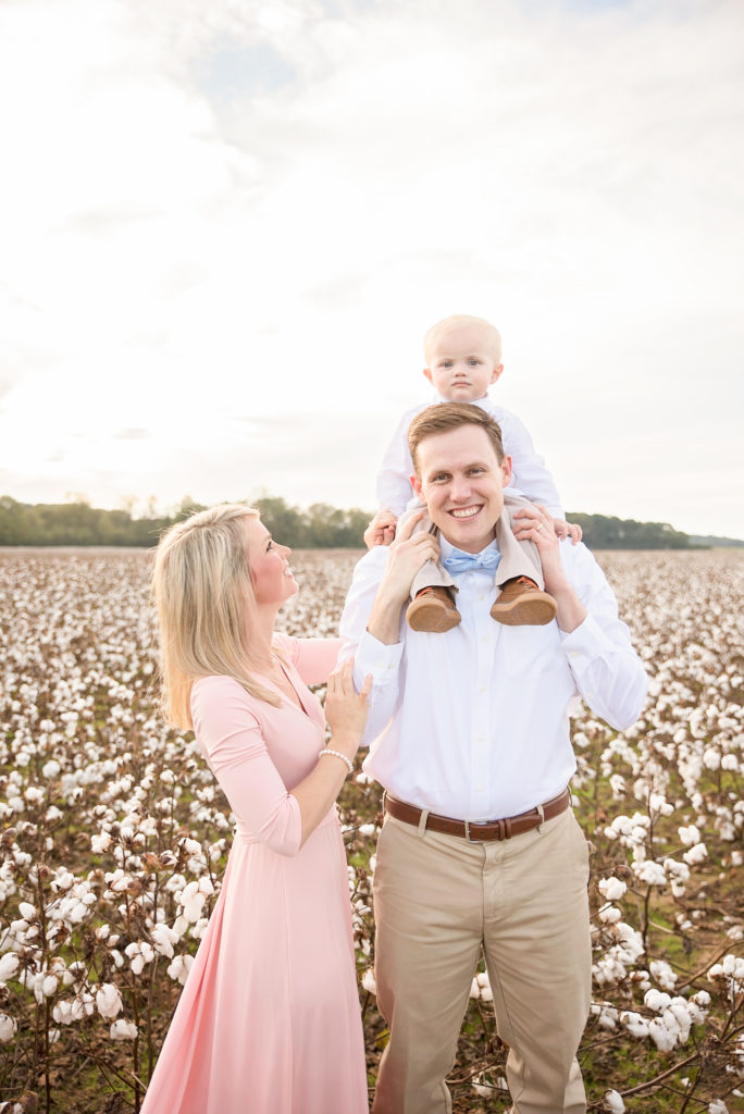 cotton field family photos