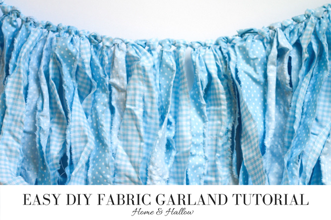 DIY Fabric Garland: How to Make One in 4 Easy Steps - The Greenspring Home