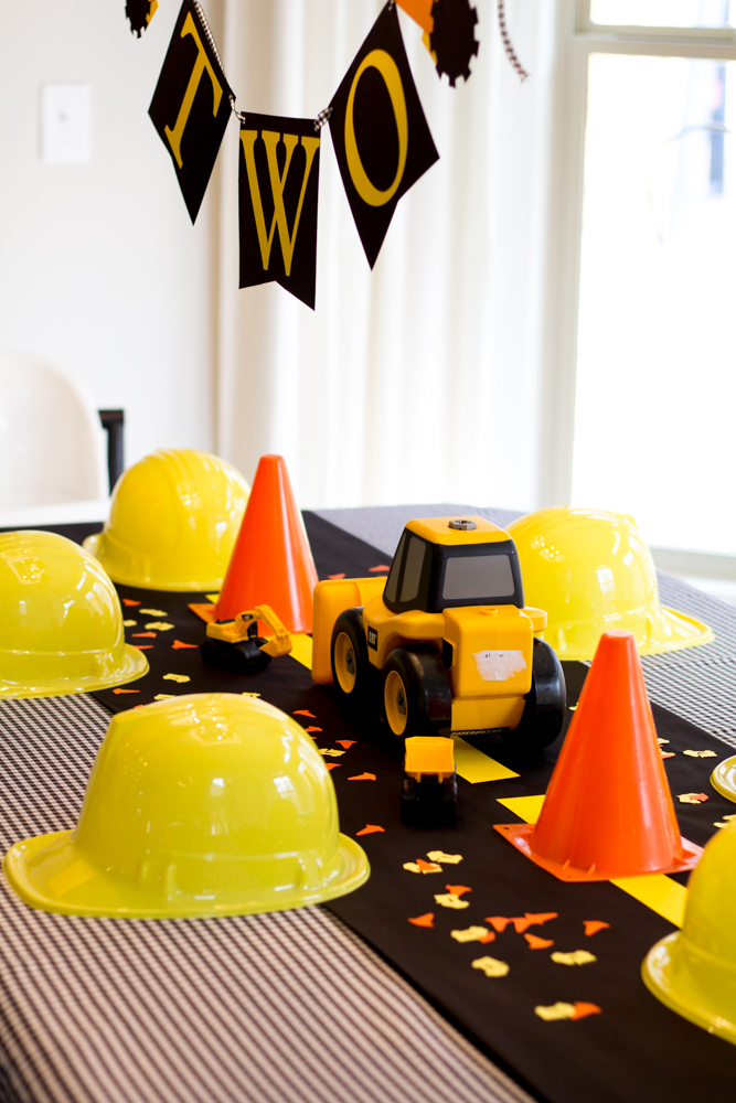 construction truck birthday party