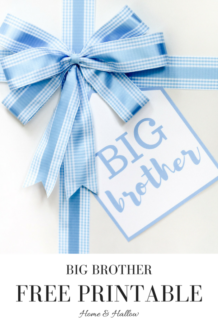 Getting Ready for Baby + Free Big Brother Printable - Home and Hallow