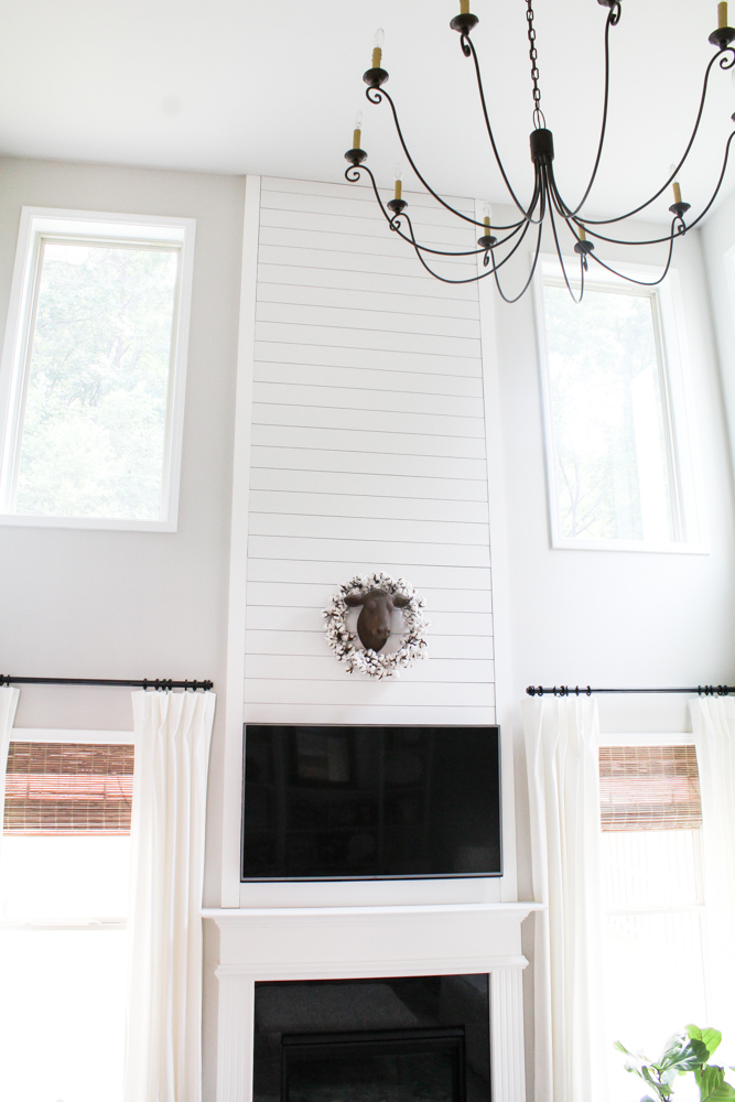 DIY Shiplap Fireplace Tutorial