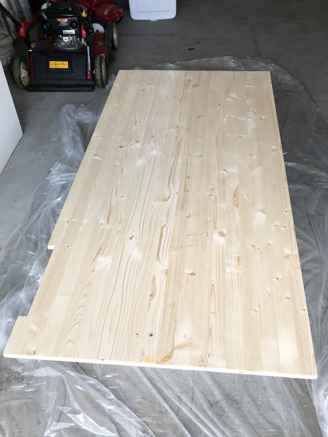 DIY wood countertop