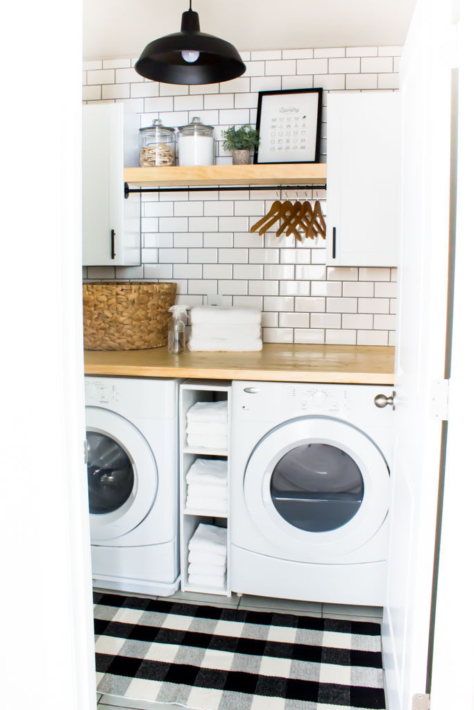 one room challenge modern farmhouse laundry room final reveal