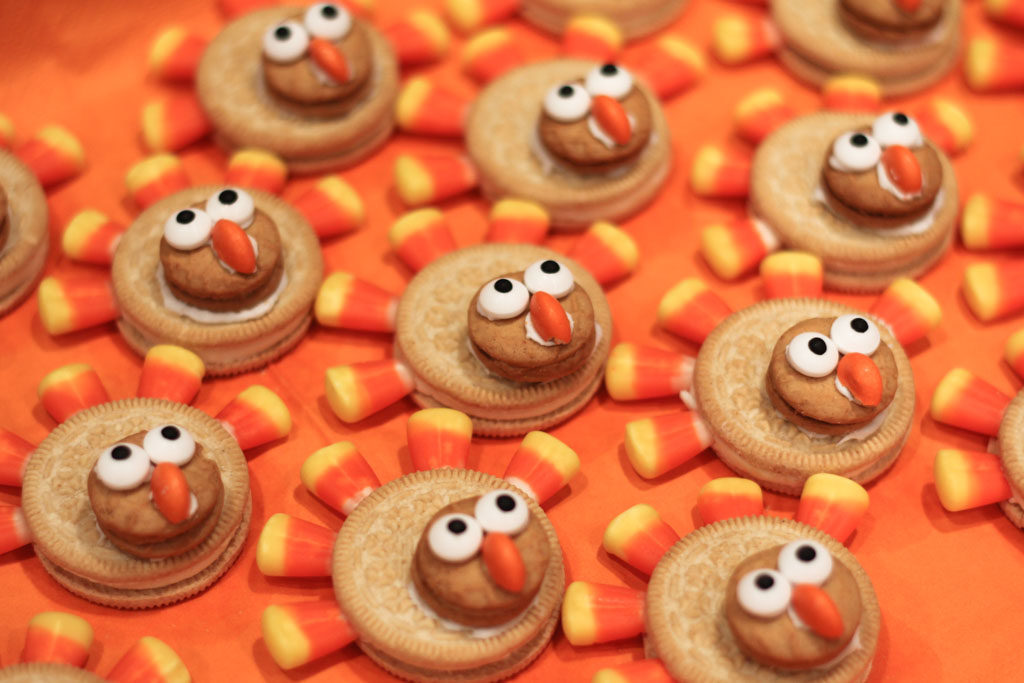 thanksgiving turkey cookies easy kids craft recipe dessert