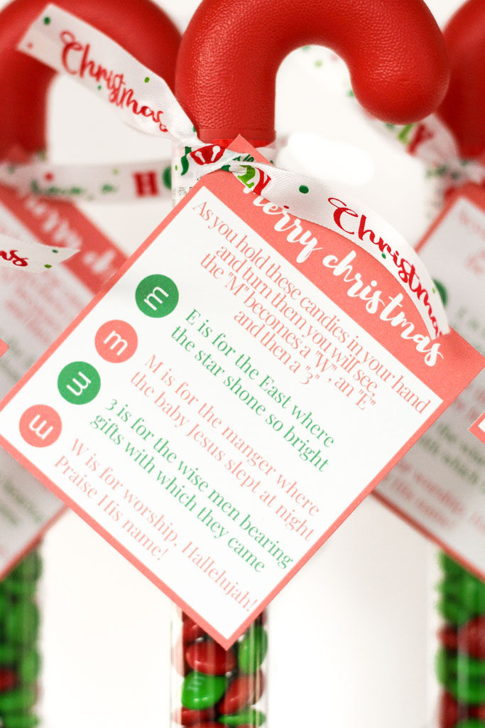 M&M Christmas poem Christmas story free printable
