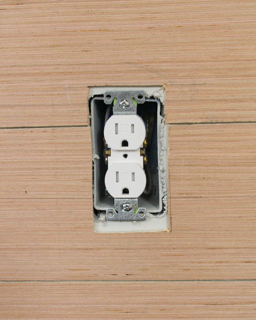 cut around outlets