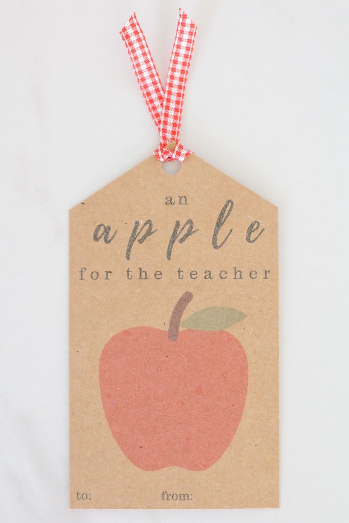 first day of school teacher gift idea free printable