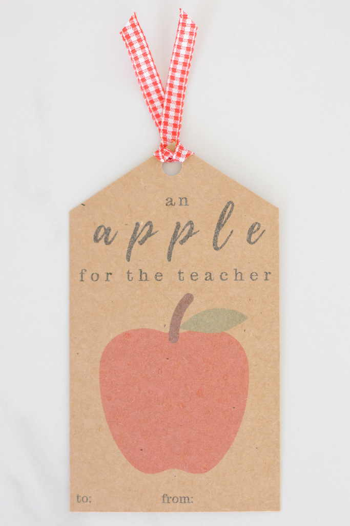 First Day of School Teacher Gift with Free Printable - Home and Hallow