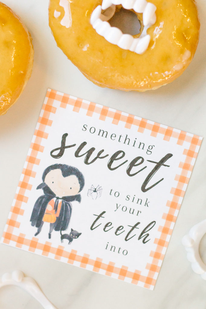 free halloween printable something sweet to sink your teeth into vampire teeth