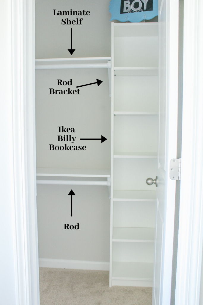 Easy Diy Custom Closet Budget Ikea Hack Home And Hallow