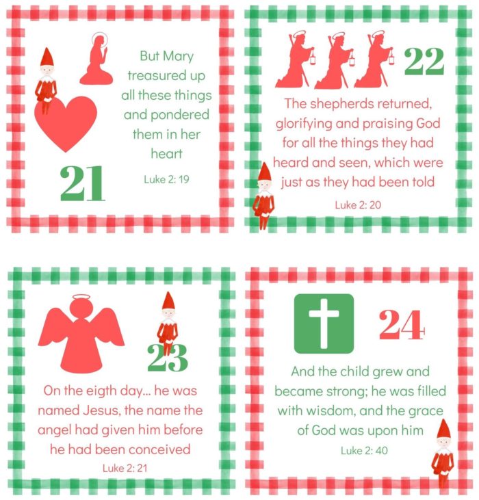 Jesus-Centered Elf on the Shelf with Daily Scripture Cards - Home and ...