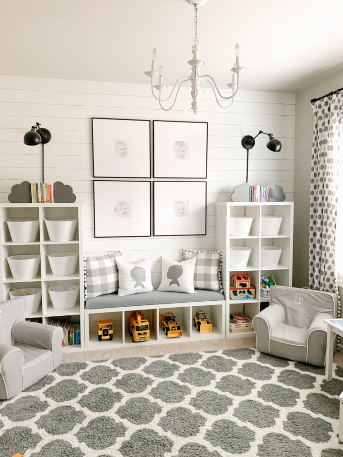 Custom Playroom Gallery Wall with Frame It Easy - Home and Hallow