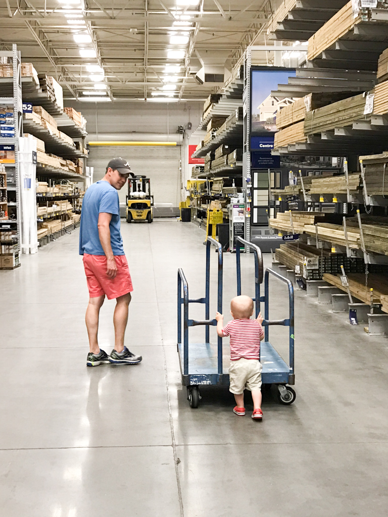 shopping trip to Lowe's