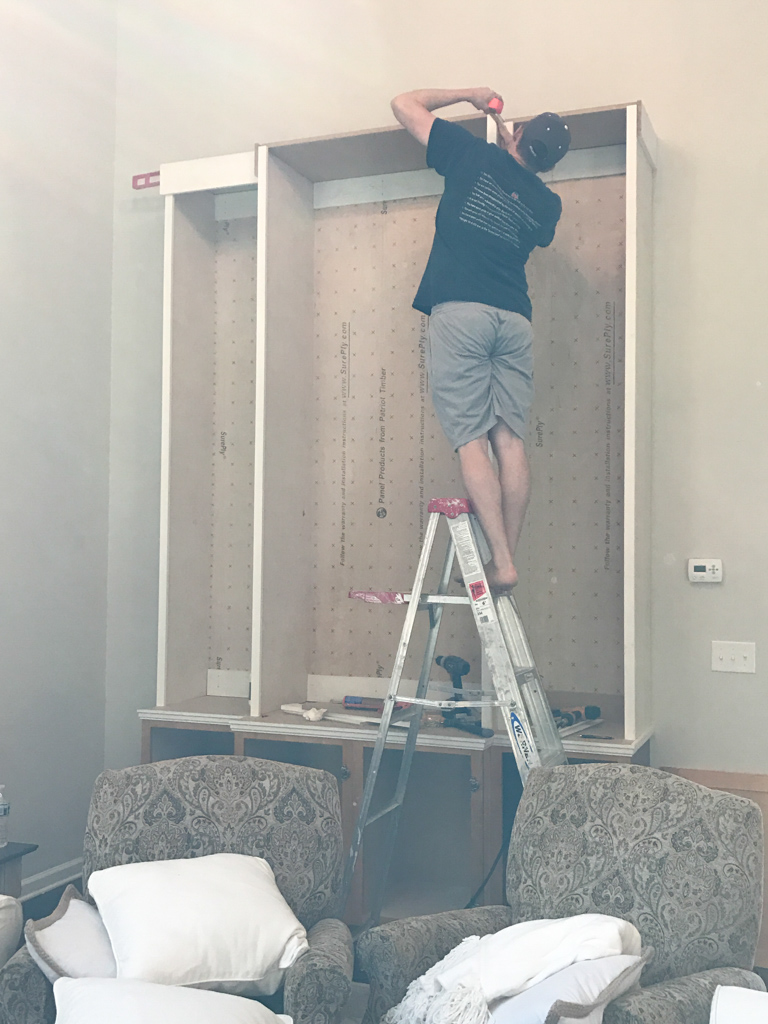 DIY built-ins tutorial 