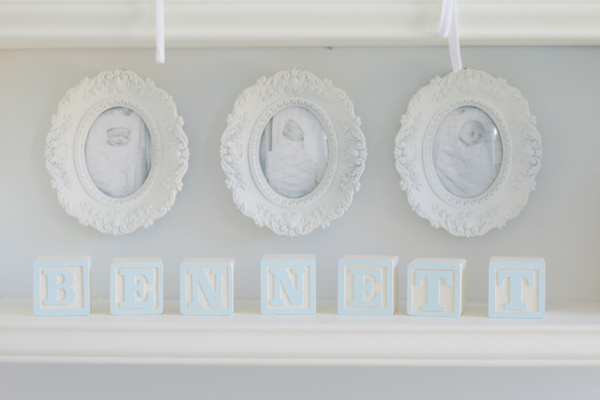 Traditional Blue and White Classic Baby Boy Nursery - Home and Hallow