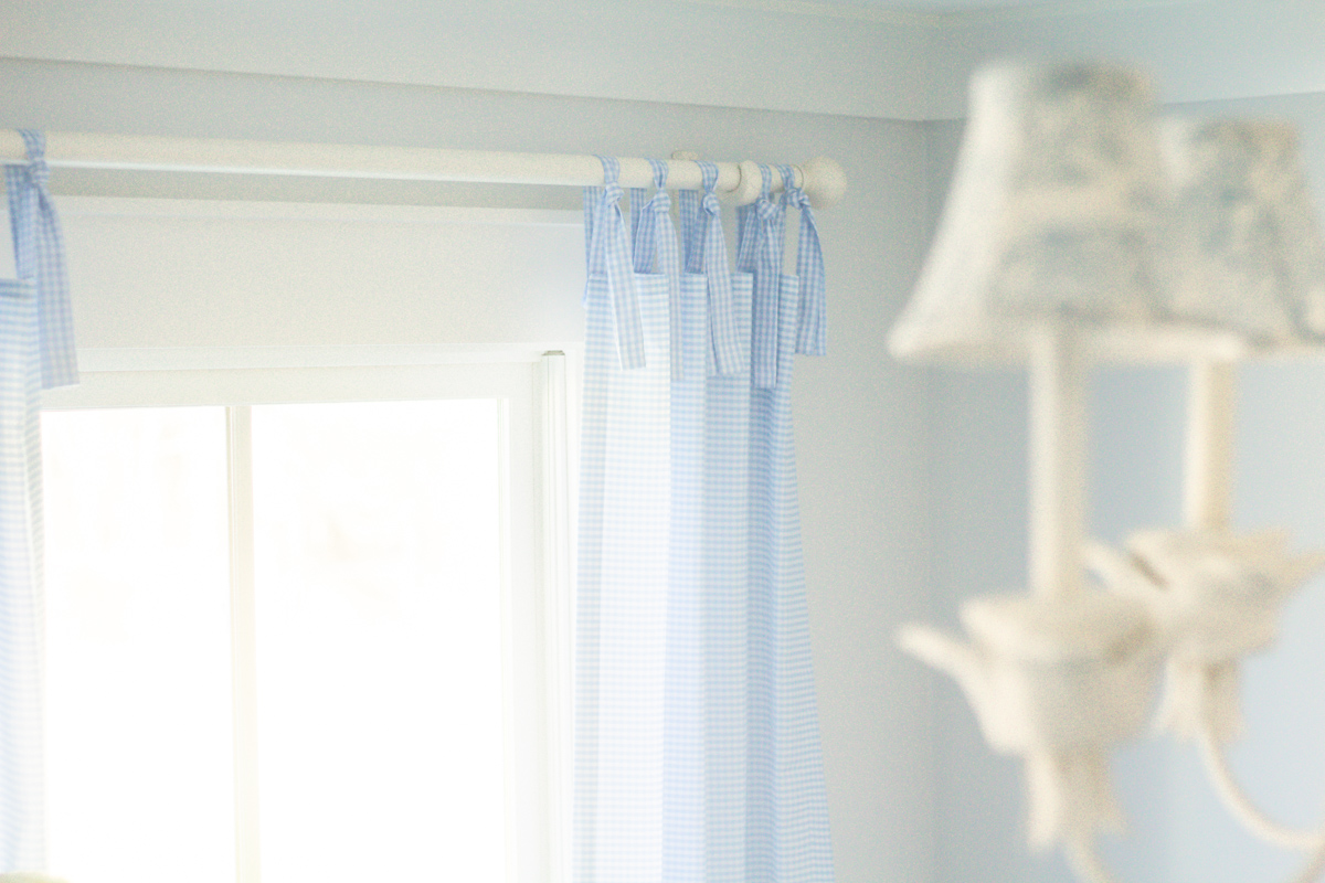 How to Make Curtains: Easy Tie Top Curtains Tutorial