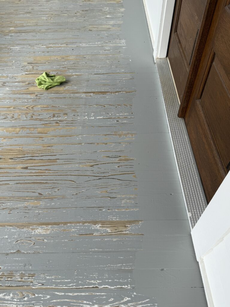 paint or stain your porch floor 