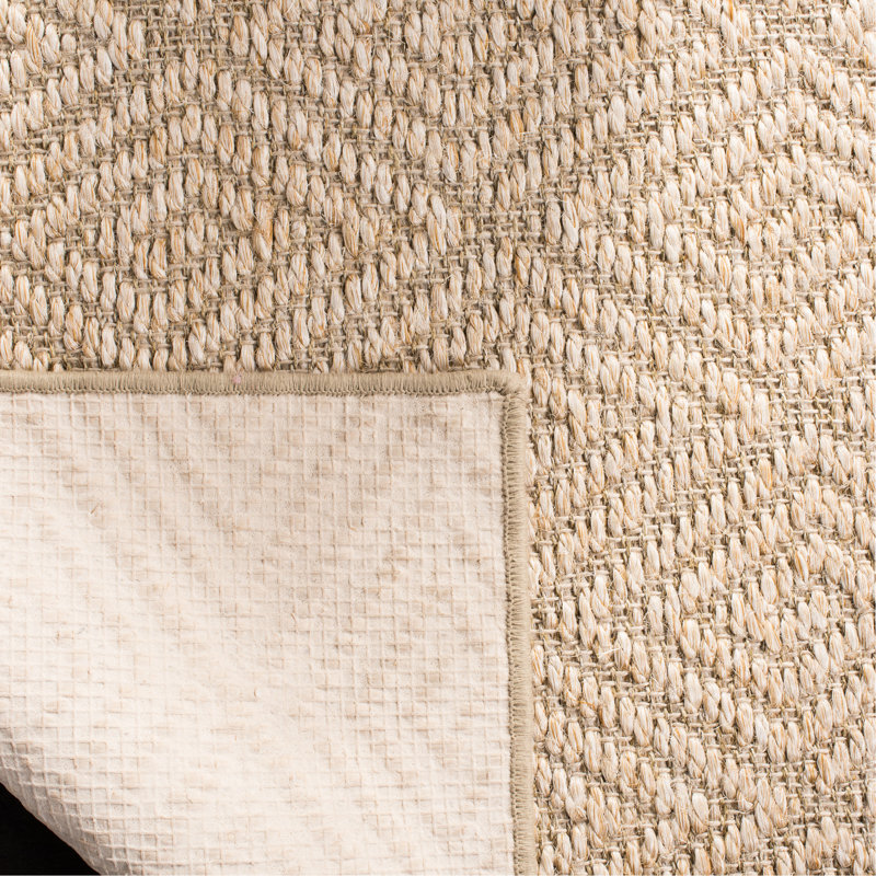 geometric diamond sisal rug on a budget