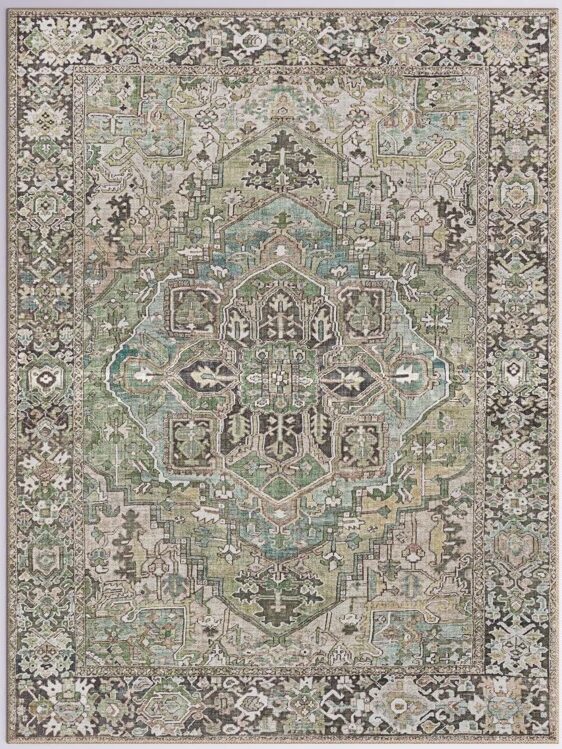 green oriental affordable rugs that look expensive